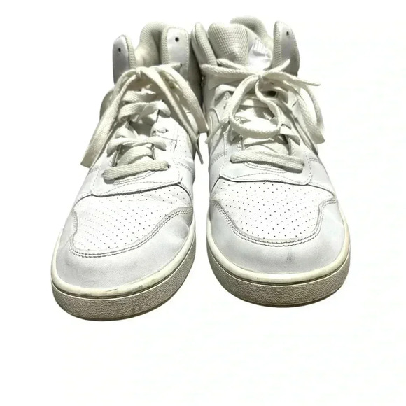 WOMENS WHITE NIKE HIGHTOP SNEAKERS - Picture 3 of 5